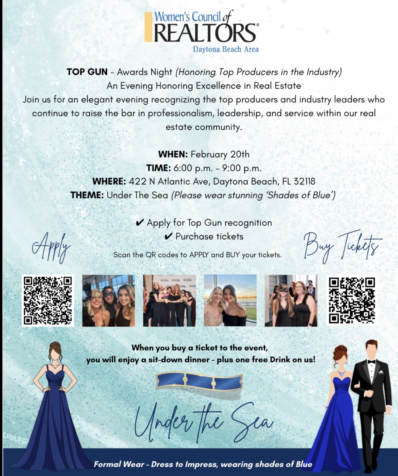 sachin and babi light blue dress Snow Globe Elegance Dress To Impress main image 0
