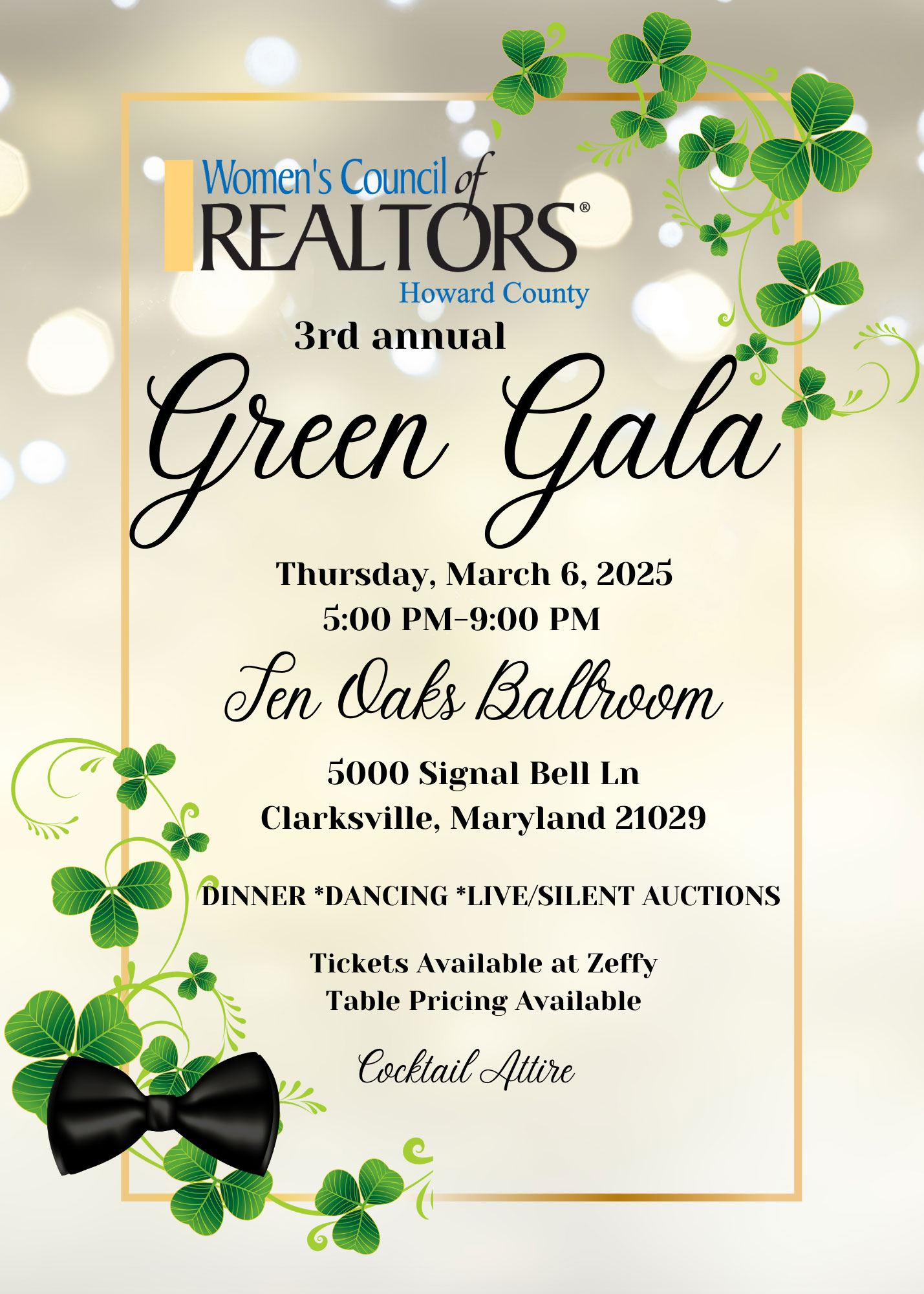 3rd annual green gala