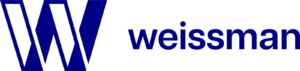 Weissman logo RGB 1color blue H.png
