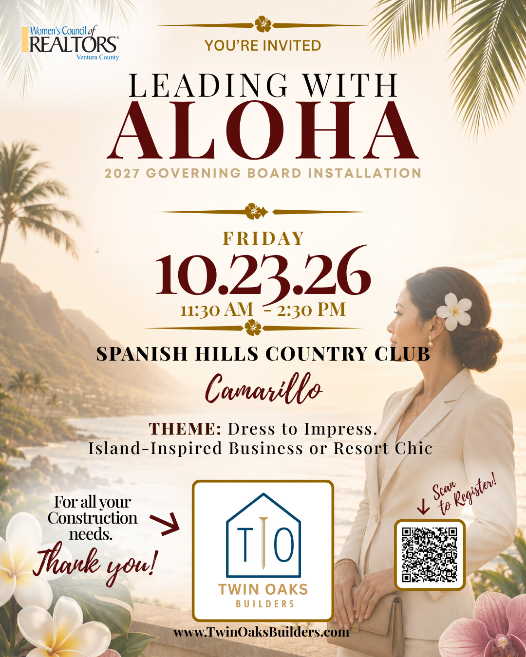 Lead with Aloha - 2027 Governing Board Installation