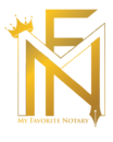 My Favorite Notary Logo Gold 2.png